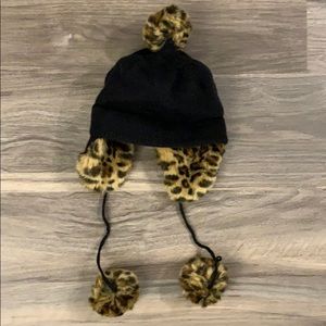Kate spade leopard print beanie 🐆